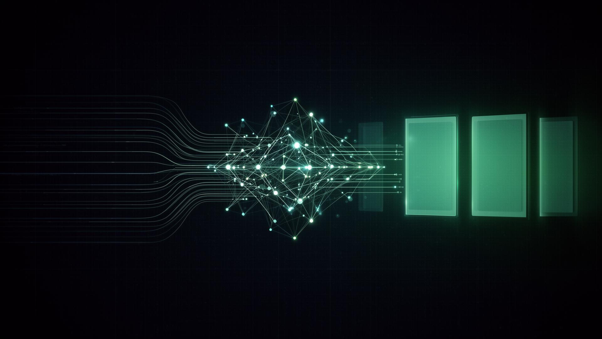 Abstract visualization of incident signals being routed into detection, probe, and audit outputs